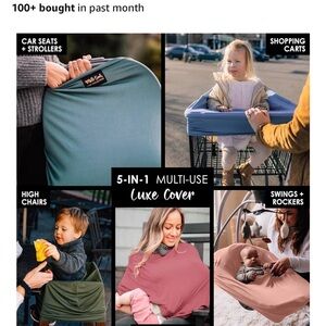 NEW! MILK SNOB nursing cover 5-in-1 Multi-Use Luxe Cover